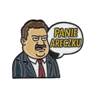 Metalowa przypinka Panie Areczku