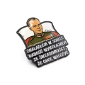 Przypinka Pilecki metalowa – widok z boku