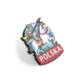 przypinka rycerz Polska metalowa kolorowa pin