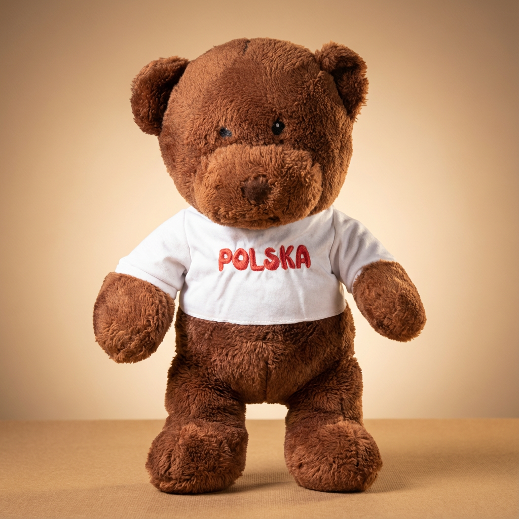 pluszowy miś polska maskotka prezent