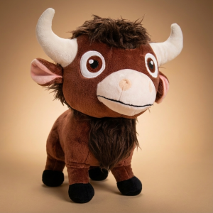 Pluszowa zabawka żubr polska