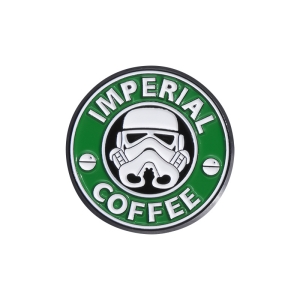 Metalowa przypinka Imperial Coffee szturmowiec