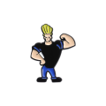 Metalowa przypinka Johnny Bravo pin odznaka kolekcjonerska