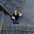 Johnny Bravo przypinka metalowa pin odznaka dla fanów