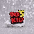 przypinka 90's kid kolorowa napis milenialsi lata 90