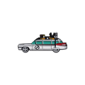przypinka ghost busters auto metalowa widok z przodu