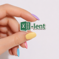 przypinka excel-lent metalowa akcesoria biurowe