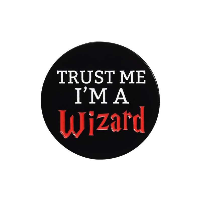 Metalowa przypinka trust me I'm a wizard - ikona produktu