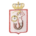 naszywka herb Warszawy syrenka w koronie haftowana