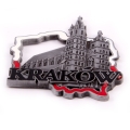 Magnes metalowy konturek Kraków Kościół Mariacki pamiątka z Polski