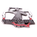 magnes metalowy konturek Warszawa Syrenka pamiątka z Polski