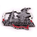magnes metalowy kontur Warszawa Starówka pamiątka