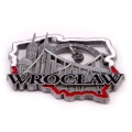 magnes metalowy kontur Wrocław most pamiątka z Wrocławia