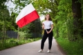 flaga państwowa średnia Polski biało-czerwona