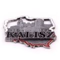magnes metalowy kontur Kalisz pamiątka z miasta