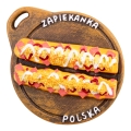 magnes polyresinowy zapiekanka polska pamiątka kuchnia