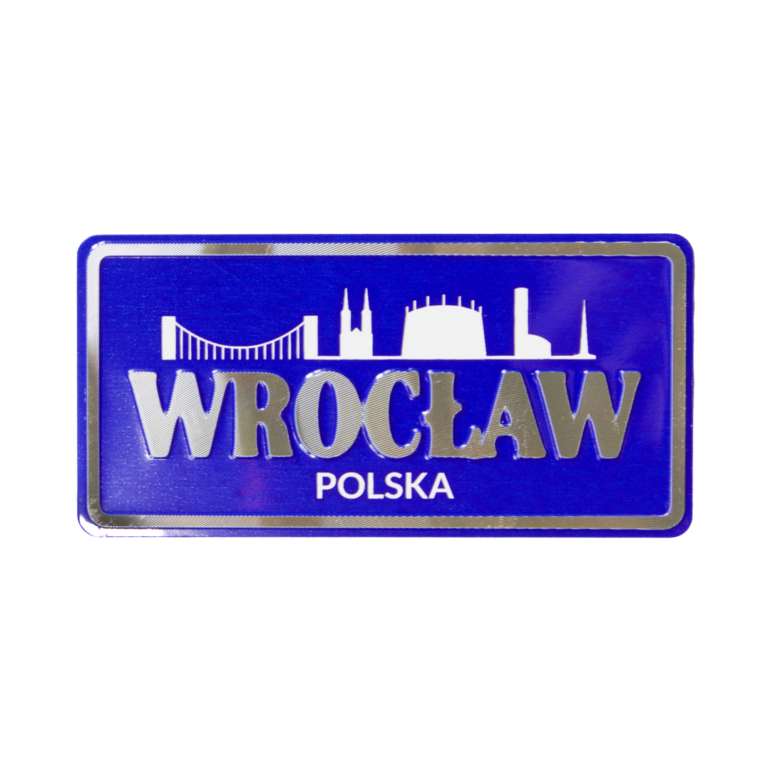 Magnes Tablica Wrocław pamiątka z Polski
