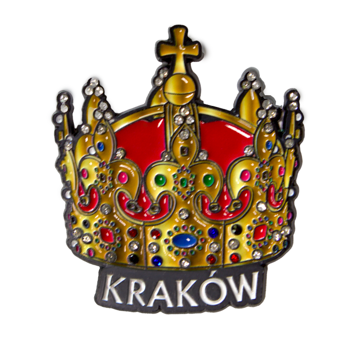 magnes korona krakowska pamiątka z Krakowa