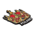 Magnes Korona Poland - perspektywiczny widok magnes pamiątka