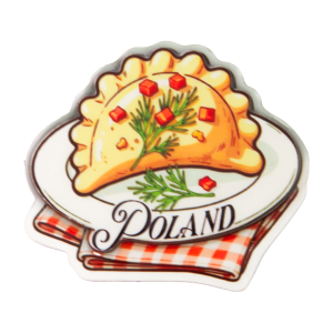 Magnes na lodówkę pieróg