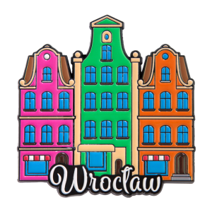 Metalowy magnes Kamieniczki Wrocław