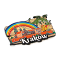 magnes na lodówkę Kraków smok Wawelski tęcza