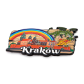 magnes krakowski smok tęcza panorama miasta