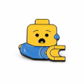 Przypinka lego figurka - metalowa przypinka enamel pin