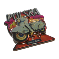 Magnes pamiątkowy OSA Polska skuter vintage prezent