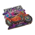 magnes na lodówkę JUNAK motocykl Polska pamiątka turystyczna