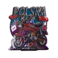 Magnes Motorynka Romet Polska - pamiątka z Polski magnes MDF