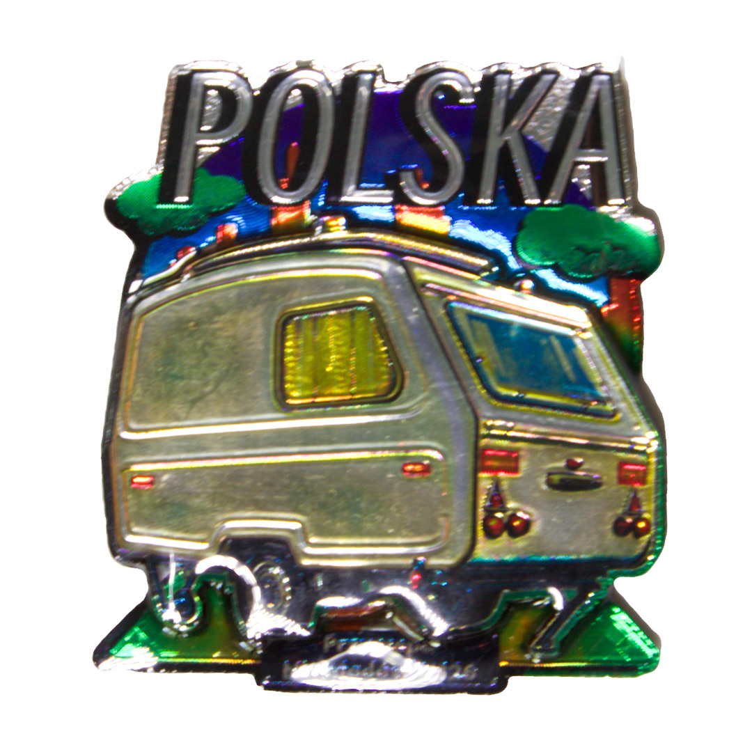 Magnes MDF Przyczepa Niewiadów N126 Polska pamiątka