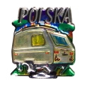 Magnes MDF Przyczepa Niewiadów N126 Polska pamiątka