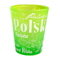 szroniony kieliszek polski korona smok napisy Polska