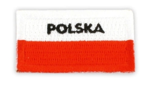 Naszywka haftowana Flaga polski
