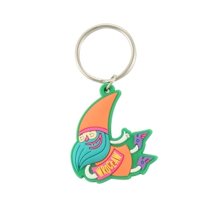 Brelok gumowy Wrocław - krasnal