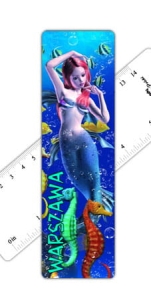 Zakładka do książki 3D Warszawa - syrenka