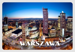 Pocztówka 3D Warszawa 35