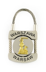 Brelok kłódka - Warszawa
