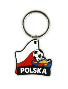 Brelok gumowy piłkarski