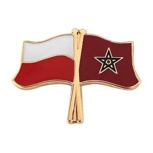 Przypinka – flaga Polski – Maroko