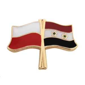 Przypinka – flaga Polski – Syria