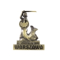 magnes na lodówkę Syrenka Warszawska metalowy pamiątka z Warszawy