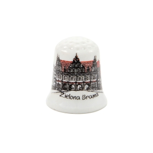 Naparstek ceramiczny Gdańsk Zielona Brama oldbook