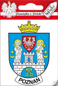 Naklejka pojedyncza - herb Poznań