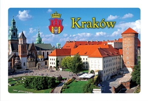 Magnes z efektem 3D Kraków Wawel Dziedziniec zewnętrzny