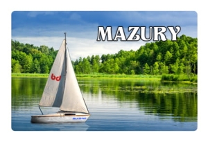 Magnes z efektem 3D Mazury