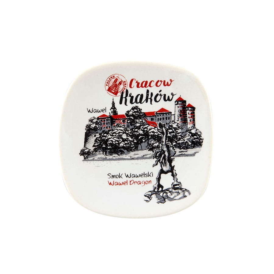 magnes na lodówkę Kraków Wawel oldbook ceramiczny pamiątka