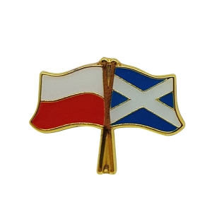 Przypinka – flaga Polski-Szkocja