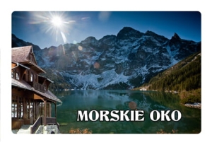 Magnes z efektem 3D Zakopane - Morskie Oko